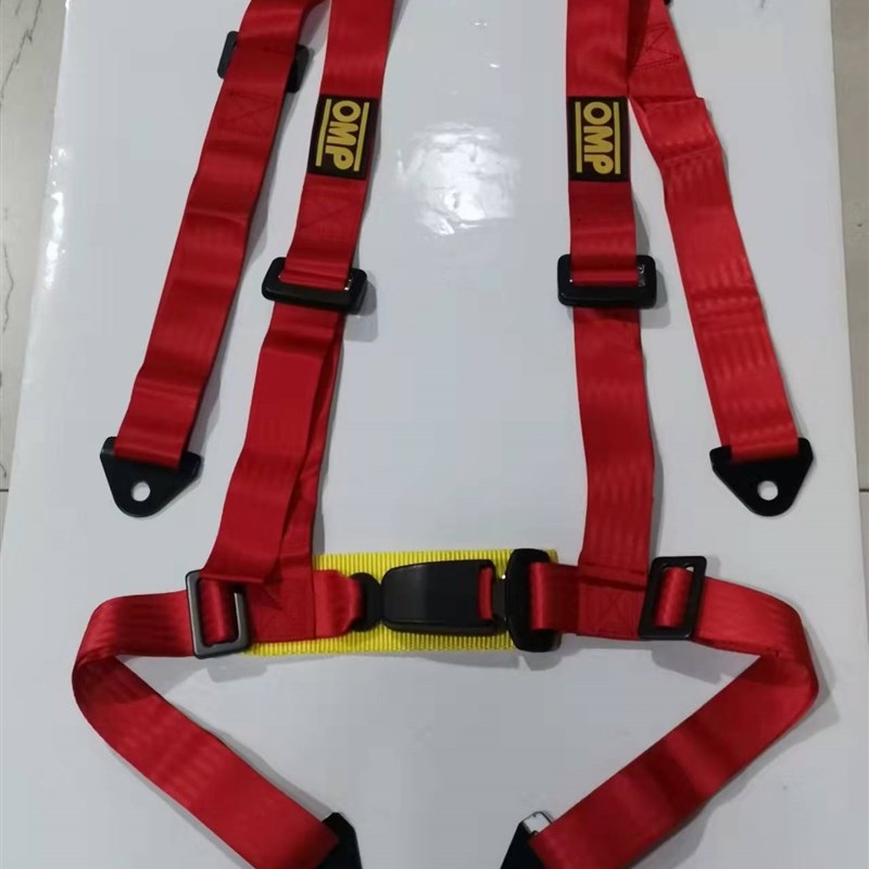 汽车改装2英寸对插式四点式卡丁车赛车安全带4点式快拆座椅安全带
