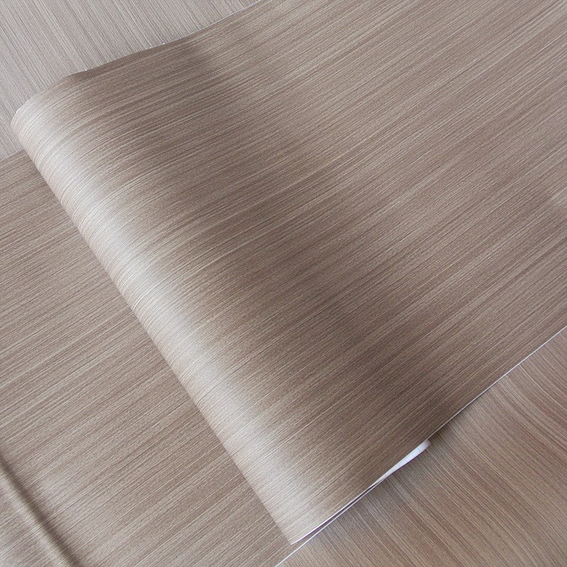 加厚灰色木纹墙纸PVC自粘衣柜家具装饰翻新贴纸装饰宿舍墙纸壁纸