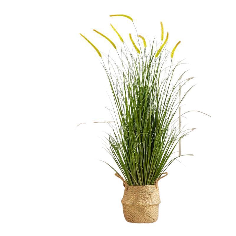 仿真植物造景花束狗尾巴草室内客厅落地仿生绿植装饰摆件厂家