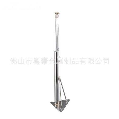 金属加厚高档圆管茶几脚可调节脚带螺丝孔沙发脚支撑配件桌腿桌脚