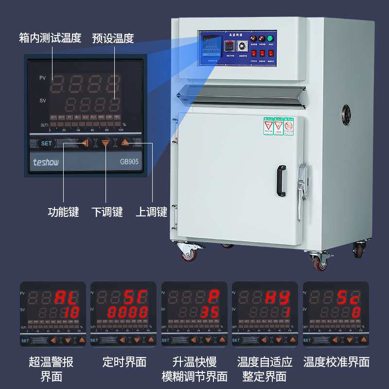 高精度烤箱工业烘箱高温烤箱烤炉不锈钢工业烤漆烤箱 实验室烤柜