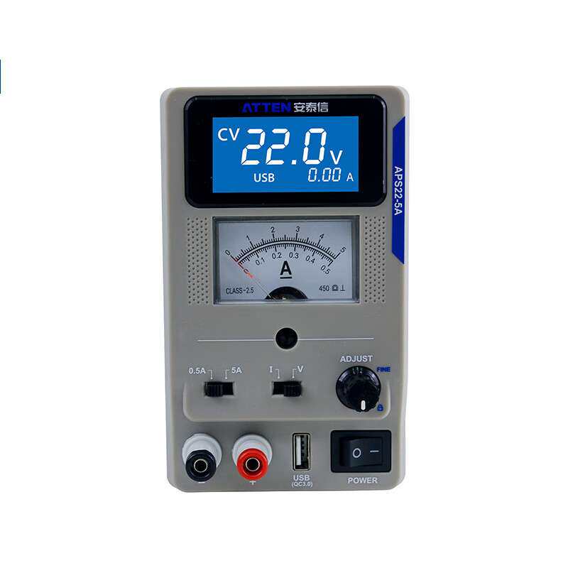安泰信APS15-3A/APS22-5A直流稳压电源数显通讯维修电源