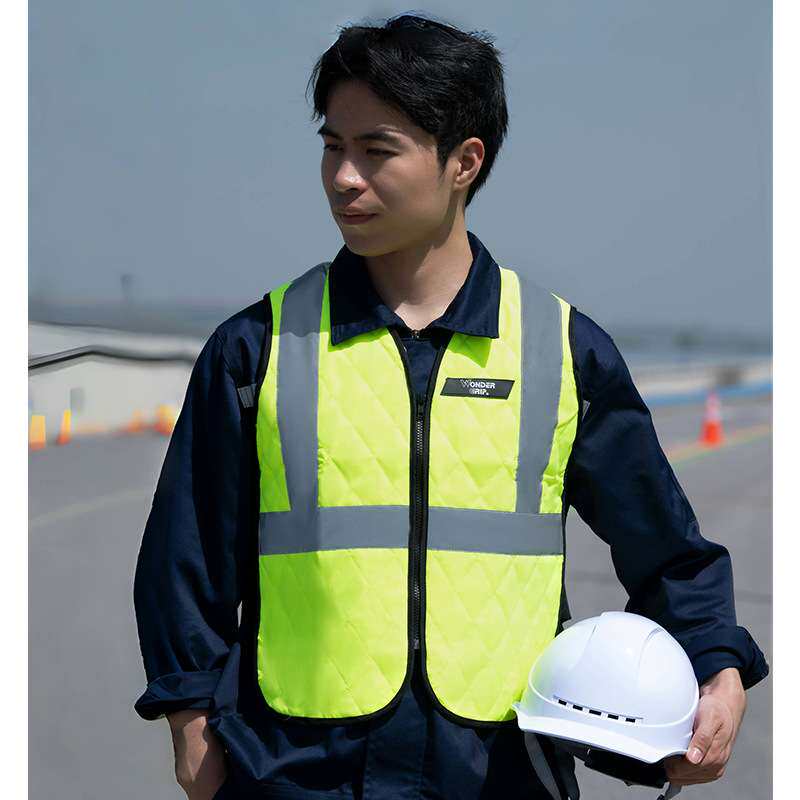 多给力夏季防暑降温冰感蒸发型反光马甲户外建筑环卫 降温8小时
