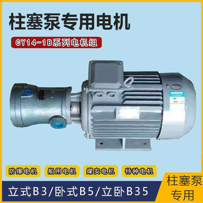 柱塞泵专用电机2.2KW 4级MCY YCY专用内轴电机组直插式配CY14