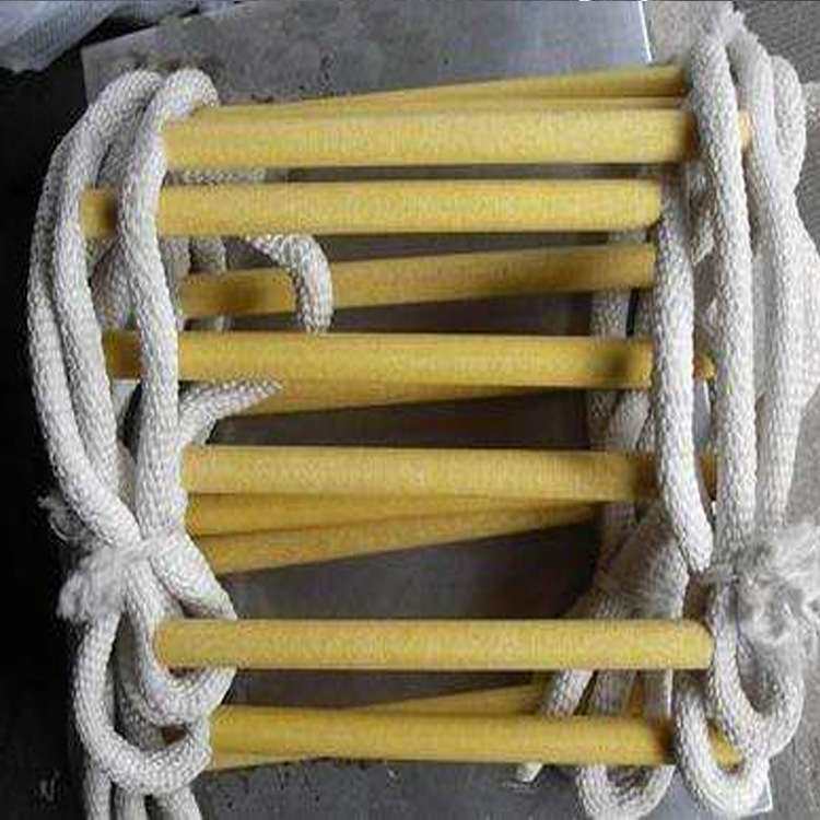 电力施工绝缘软梯蚕丝绳尼龙爬梯5/8/10米绝缘蚕丝软梯