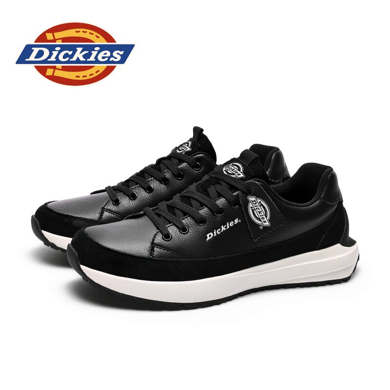 Dickies男鞋2026秋季新款休闲板鞋黑色系带厚底潮鞋日常通勤时尚