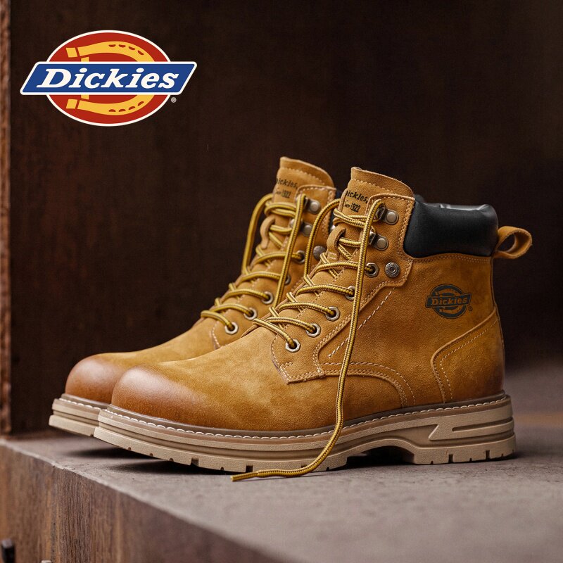 Dickies大黄厚底系带马丁靴男