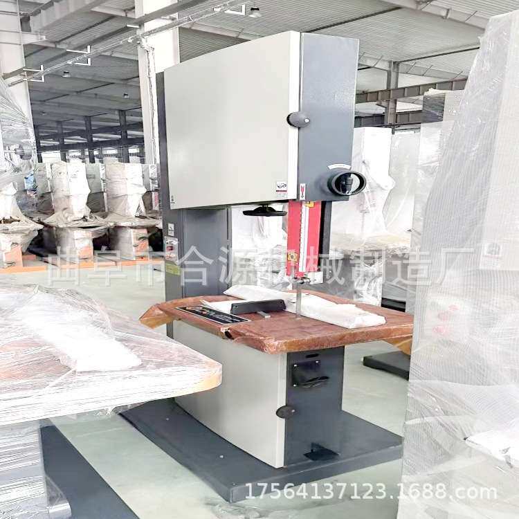 立式木工带锯机 小型实木加工锯切机 45度倾斜木工带锯床锯缝窄