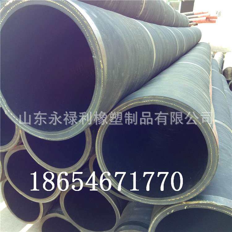 可吸粮机用钢丝橡胶管DN89环卫车抽排污水泥浆粪便大口径胶管