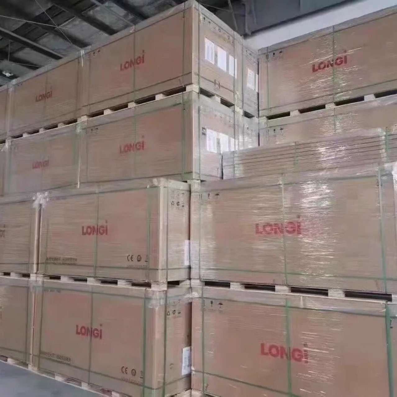 隆基605w610w615w620w单面原厂正A级光伏太阳能电池发电板单晶硅