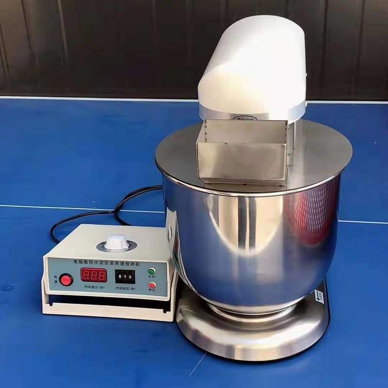 水泥压浆剂高速搅拌机试验SYJ-10升数控孔道压浆灌浆料制浆搅拌机