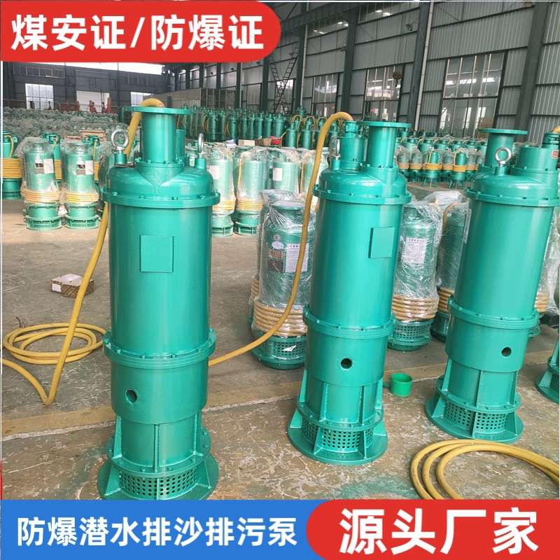 BQS75-25-7.5kw矿用隔爆型潜水排沙泵煤矿潜水泵防爆排污泵660v