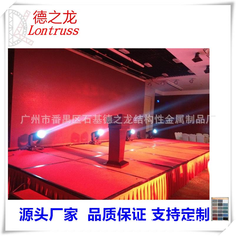 供应婚庆活动铝合金钢铁雷亚折叠小舞台酒店玻璃舞台t台
