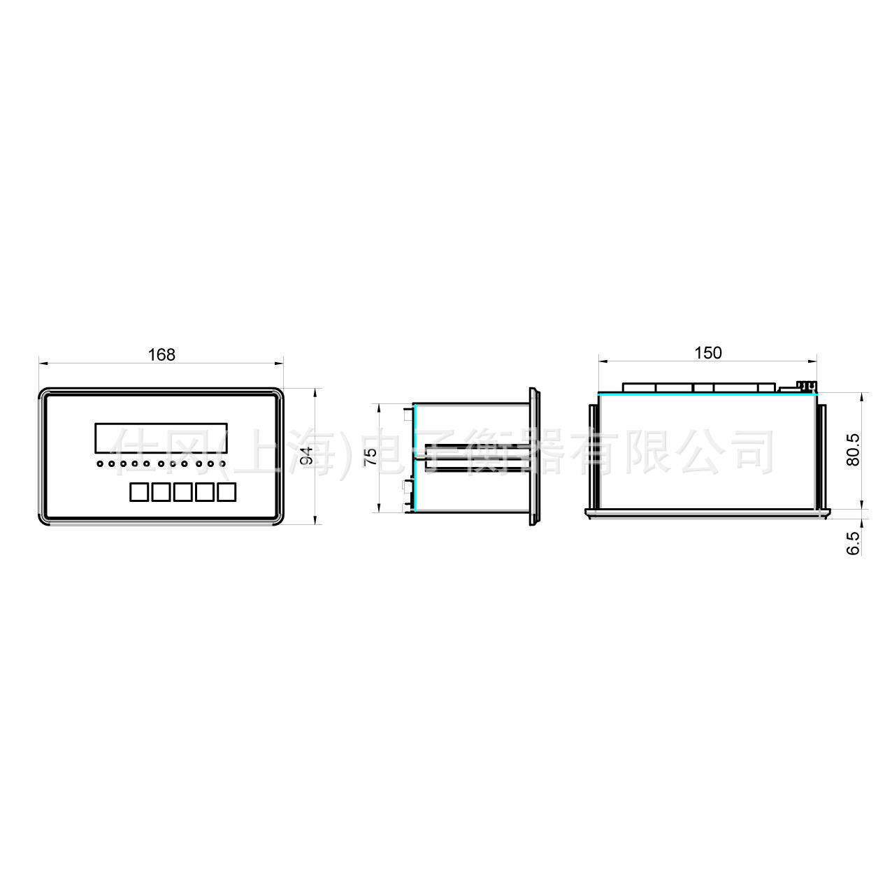 上海原厂发货XK3190-C8+称重控制显示器、带RS2324854-20mA接PLC