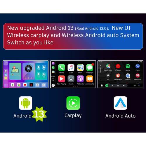 新品 智能盒子carplay ai box高通8核4+64G无线carplay转安卓系统