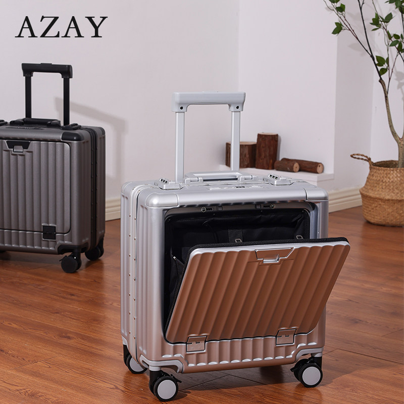 AZAY2026新款女行李箱18寸小型登记拉杆箱20寸旅行箱耐用密码箱男
