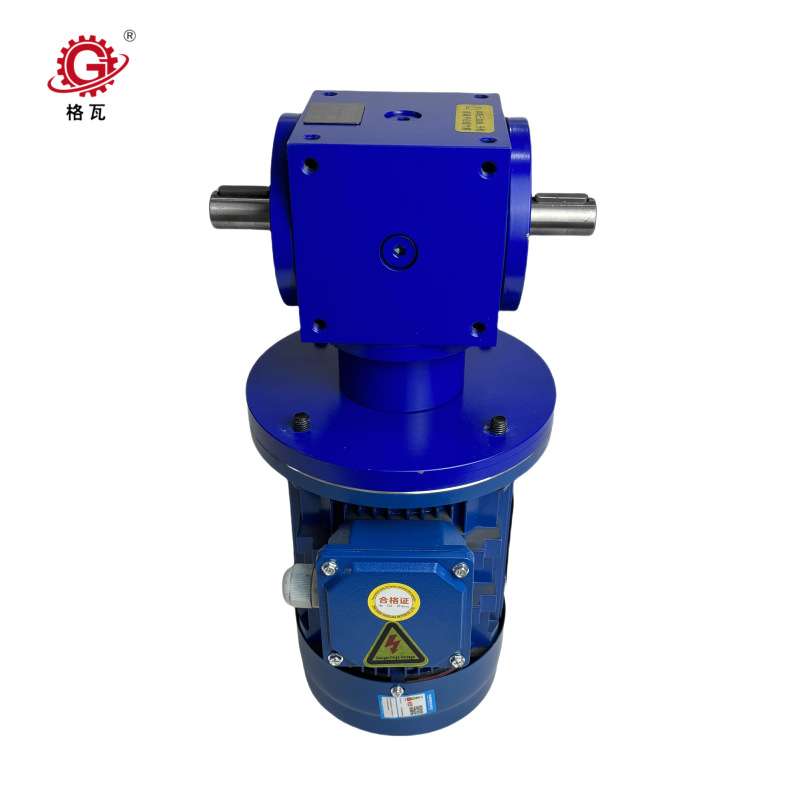 格瓦十字转向器伞齿轮速比1:1~5三轴输出 电机直连HDF系列换向器