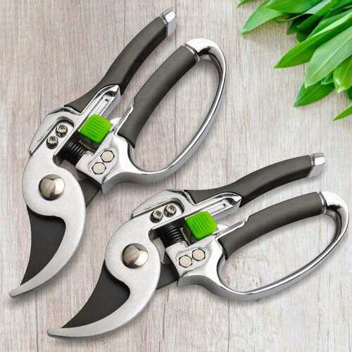 Secateur Carbon Steel Pruning Shears Bypass Plant Scissors