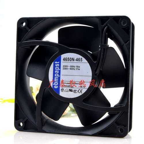 4650N-465 ebmpapst 4656N 12038 4寸AC220V耐高温散热风扇12cm