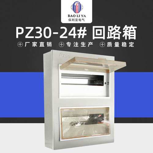 厂家直供PZ30回路24回路明装 照明电气成套配电箱动力箱
