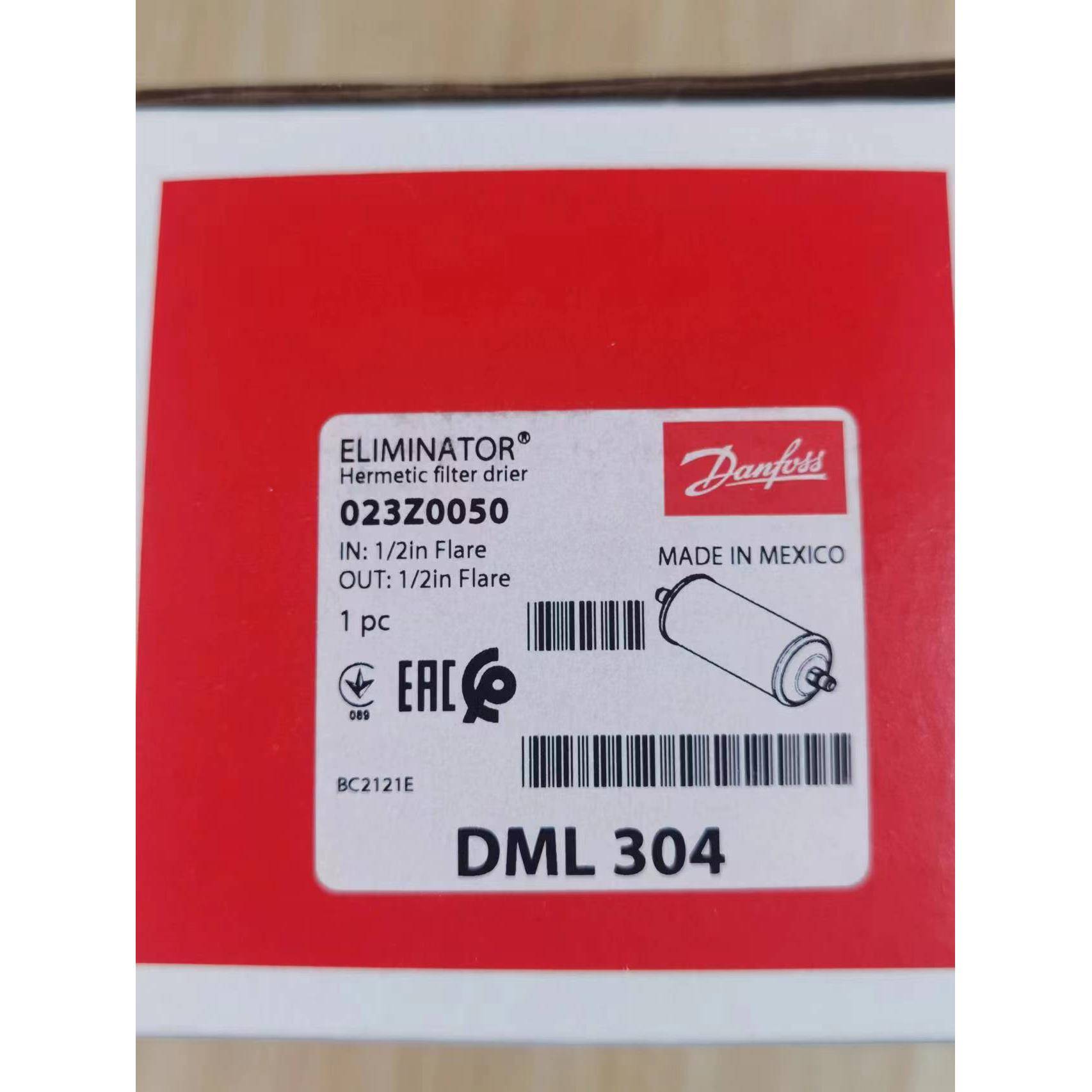 丹佛斯DML304干燥瓶/过滤器/凯雪冷机适用