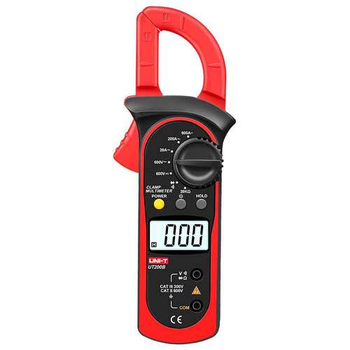 优利德UT200A UT200B钳形表 数字万用表电流数显交流钳表