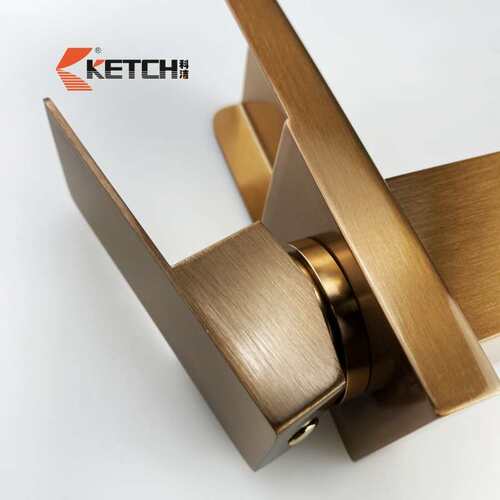 Wholesale Rose Gold Waterfall Single Hole Basin Faucet Mixer