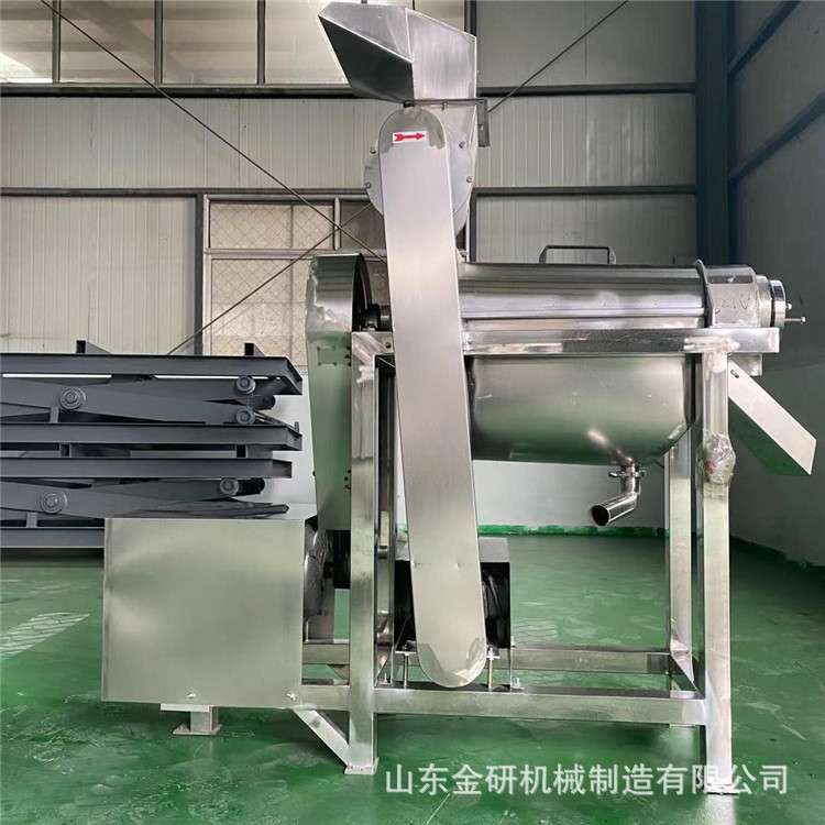 商用大型水果榨汁机 水果蔬菜螺旋压汁机 高产量石榴菠萝榨汁设备