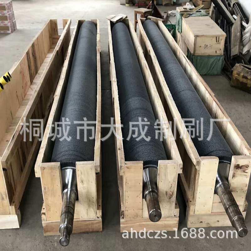 大成供应各种工具刷 机械配套含轴承毛刷辊 工业辊刷 机械毛刷