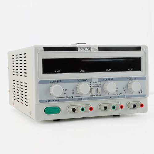 数显可调高精度双路直流稳压电源WH30V-30A双路稳压直流电源