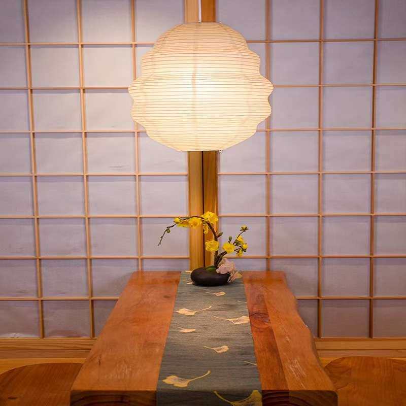 日式宣纸吊灯禅意野口勇纸灯餐厅LOFT客厅艺术吊灯民宿卧室手工灯