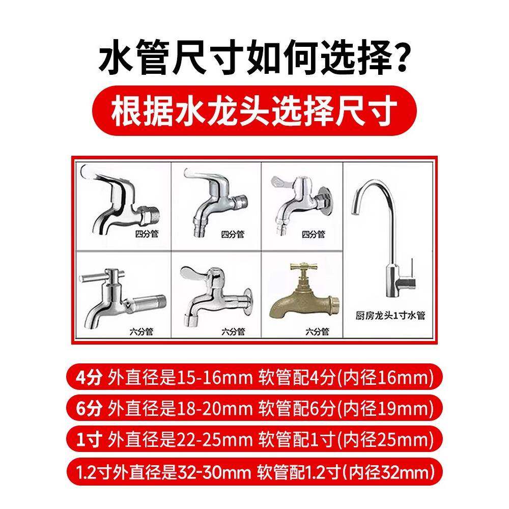 塑料防冻分家6蛇皮用寸分4防爆灌溉浇菜PVC水管软管1自来水管牛筋