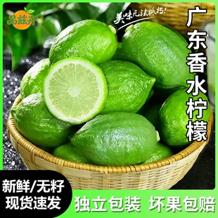 广东香水柠檬新鲜现摘应当季水果