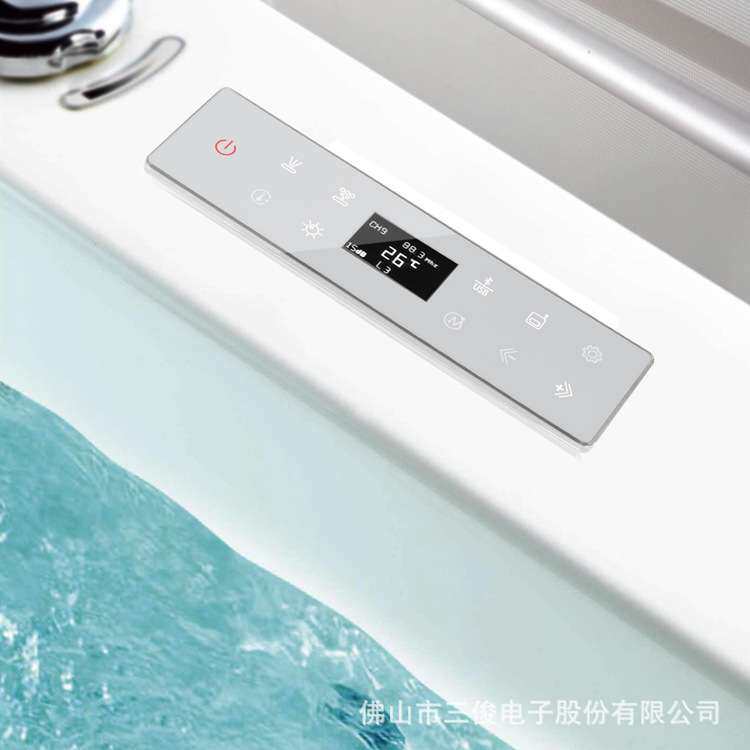 智能按摩浴缸方案开发 LED液晶触摸spa冲浪浴缸控制器