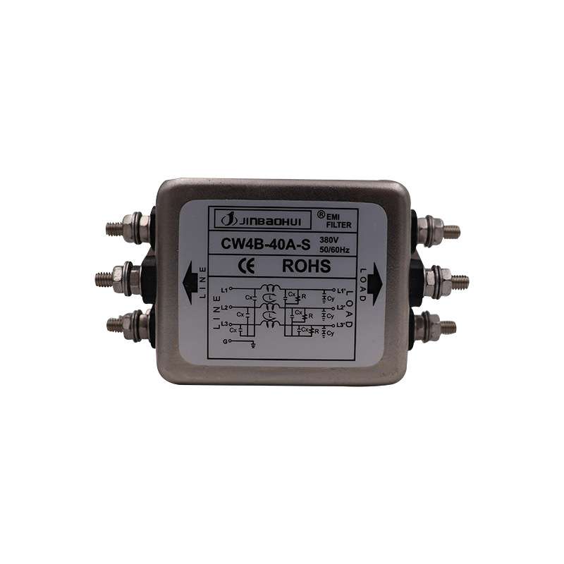 供应CW4B 40A S电源EMI滤波器 380V三相三线交流净化器频率元件图片