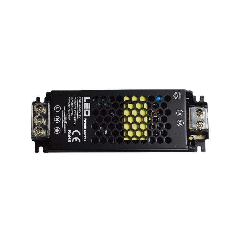 led灯带开关电源24v12v照明线性灯变压器IP44静音60W驱动器