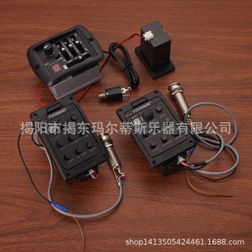 吉他拾音器电箱均衡器尤克里里UK拾音器带液晶屏电木古典吉他EQ