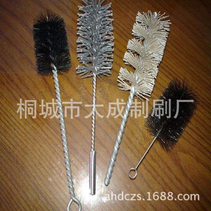 供应铜刷钢刷 塑料丝刷 不锈钢丝毛刷辊 猪鬃耐高温丝毛刷