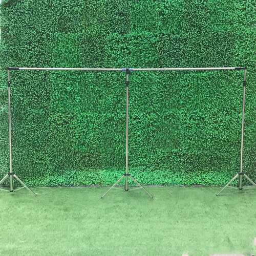 新款婚庆道具背景纱幔架子加厚伸缩不锈钢婚庆三角架帷幔幕布架子