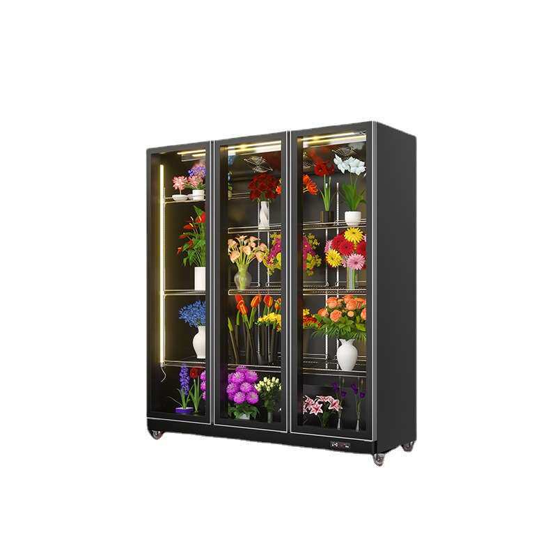 菲诗玛鲜花柜风冷立式冷藏柜商用冰柜花店1.8米鲜花保鲜柜冰箱