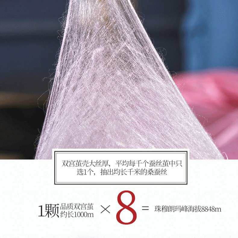 新中式A类印花蚕丝被子被芯夏被春秋被四季被桑蚕丝填充厂家