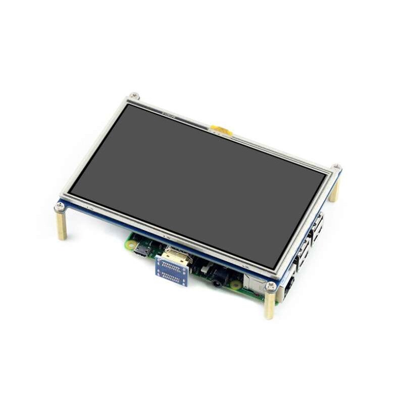 微雪 树莓派4 Raspberry Pi 5寸LCD液晶屏800×480 HDMI触摸屏