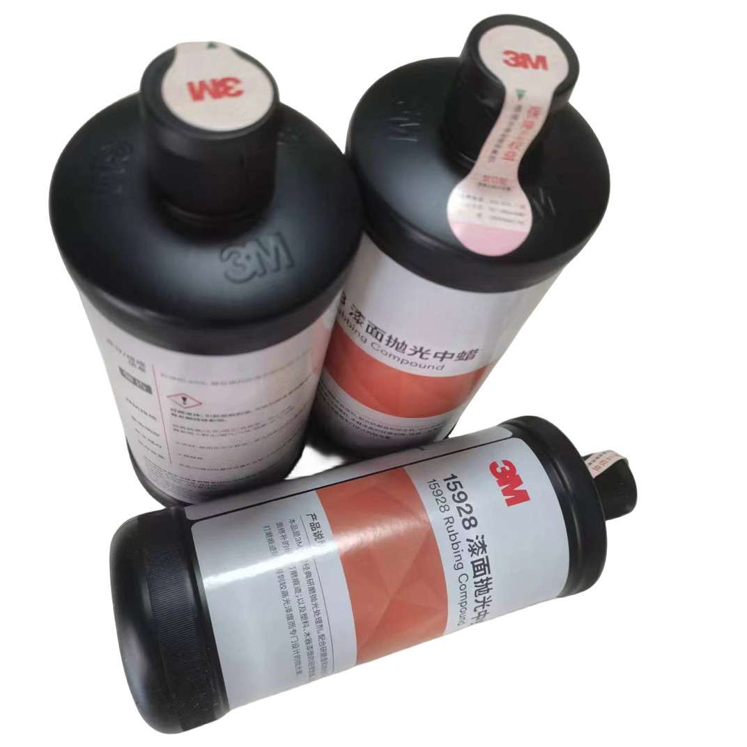 3M15928漆面抛光中蜡 汽车 家具 钢琴 玻璃钢模具等表面抛光处理