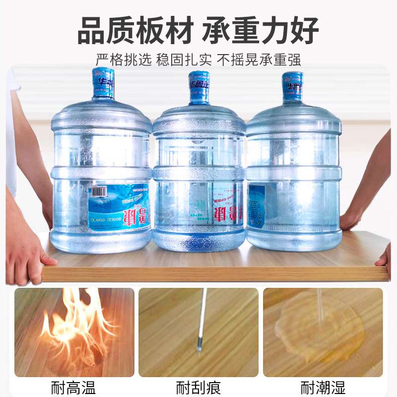 书桌书架一体书柜组合家用电视柜卧室简易电脑桌台式学生写字桌