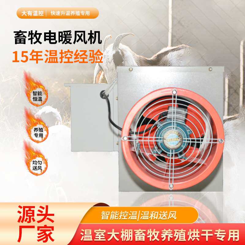 车间畜牧养殖专用电暖风机自动控温热风炉蔬菜大棚暖风机取暖风机