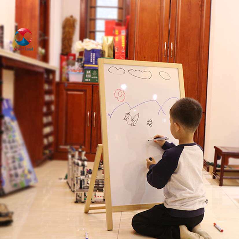 支架广告板木制餐厅写字板可擦广告牌站立式奶茶餐厅广告磁性黑板