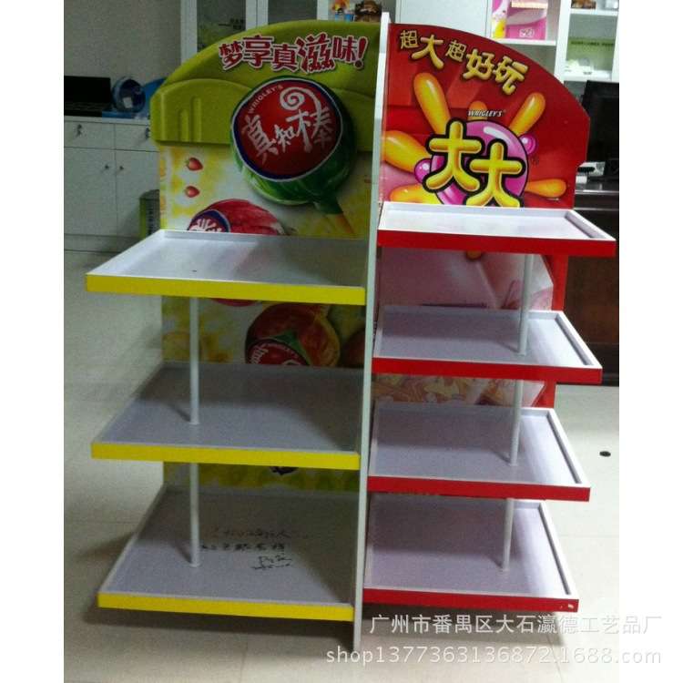 超市产品陈列架 商场货架展柜 饮料口香糖商品陈列架 厂家