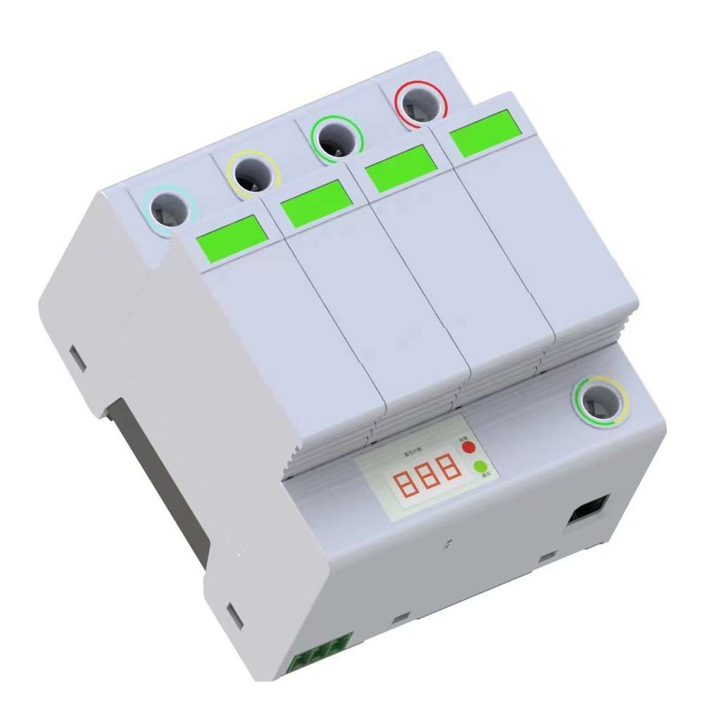 腾泰浪涌保护器家用楼层电涌保护器写字楼防雷过载保护开关防雷器