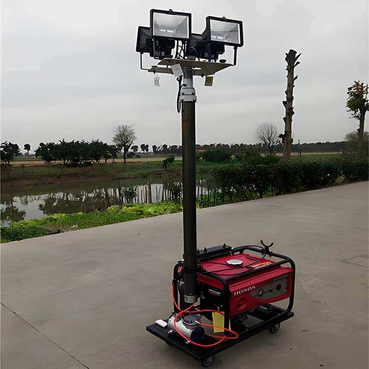 自动升降泛光灯LED移动照明灯组带警示灯照明灯应急