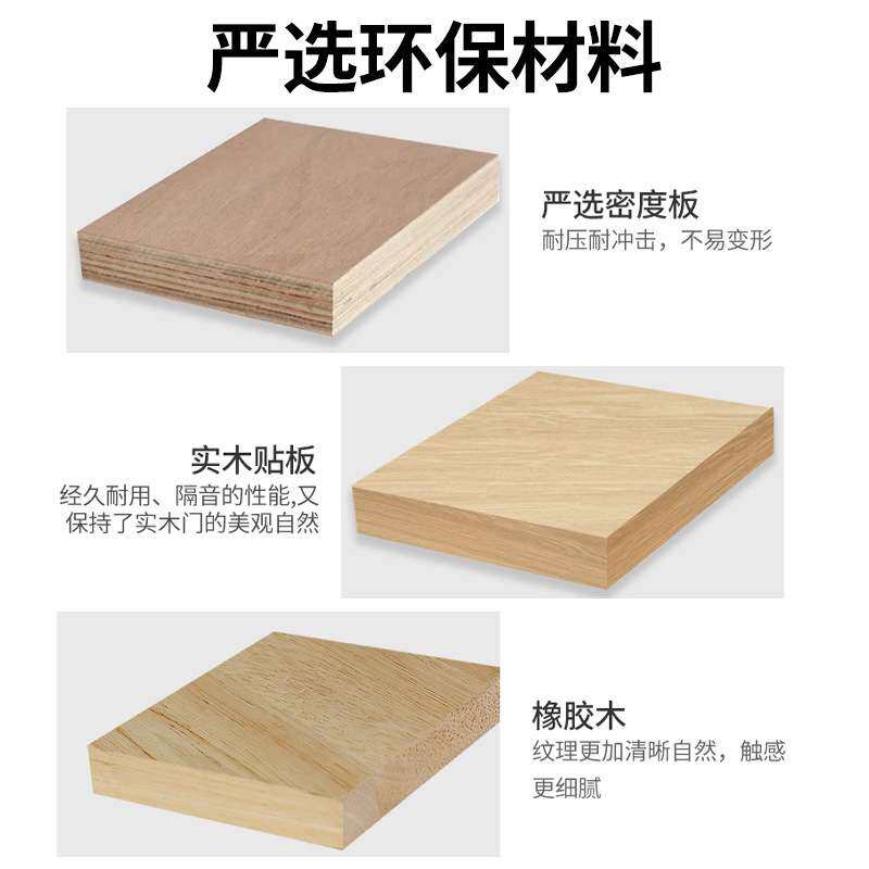 现代简约实木复合烤漆木门极简室内门卧室门窗免漆房间厨房卫生间